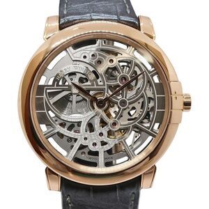 Polished Harry Winston Midnight Skeleton Midahm42rr001 750 RG Men's